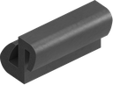 Window rubber profile, EPDM 60 ± 5 Shore A black