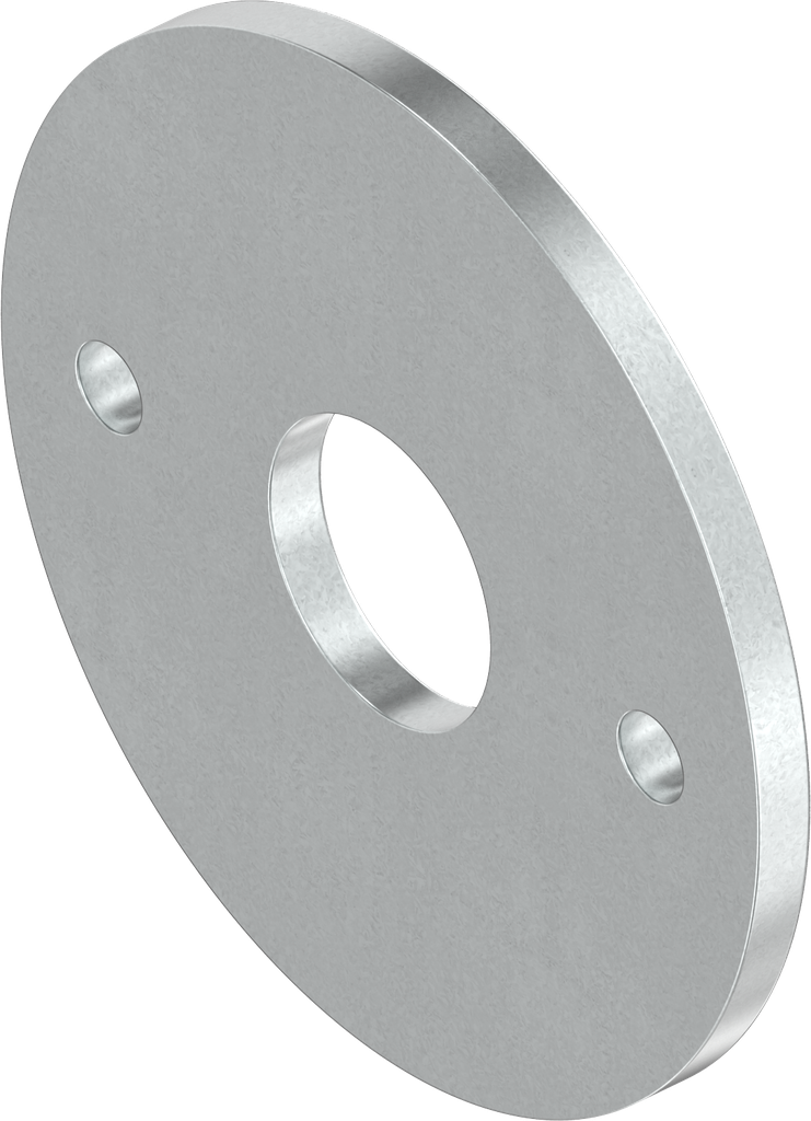 Bearing plate, Steel zinc-plated