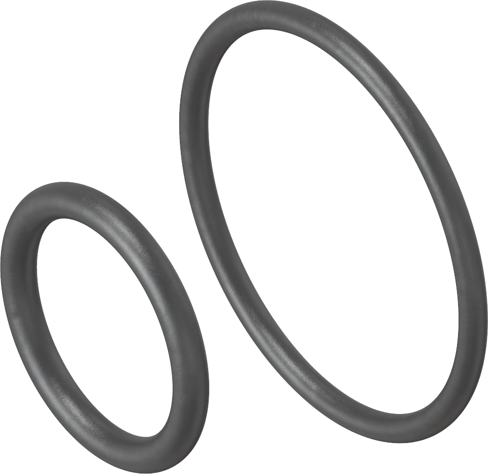 O-ring set for bezel foamed, Perbunan