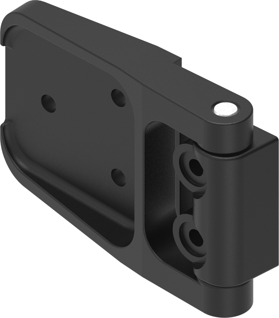 180° Hinge, Polyamide GF black