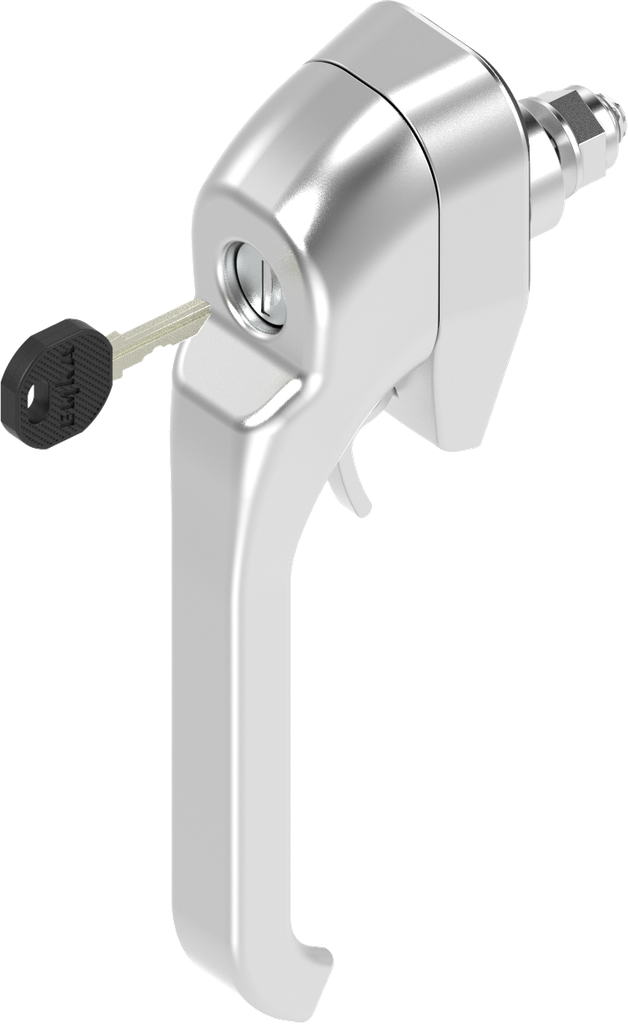 Heavy duty latch keyed EK 333 and for padlock, Stainless steel AISI 316