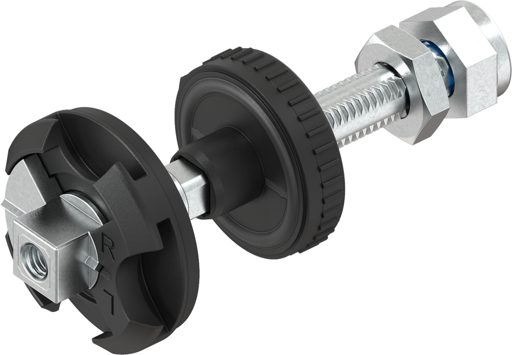 Achsen-Einheit E1, GD-Zn und Stahl verzinkt