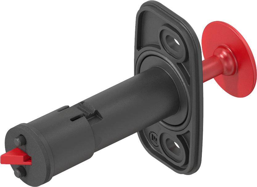 Emergency opening for Latch-Hinge, Polyamide GF black