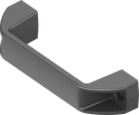 Bow-type handle, Polyamide GF black