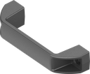 Bow-type handle, Polyamide GF black
