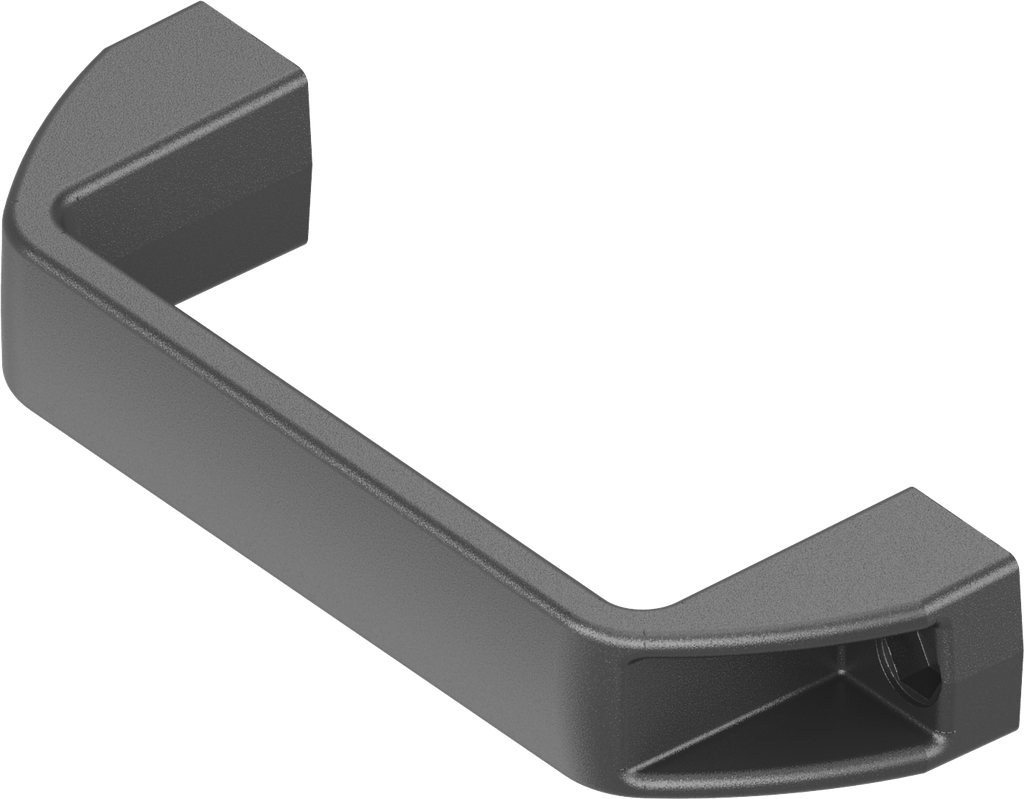 Bow-type handle, Polyamide GF black