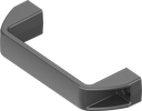 Bow-type handle, Polyamide GF black