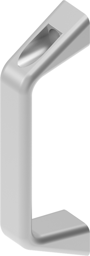 Bow-type handle, Die-cast aluminium blank