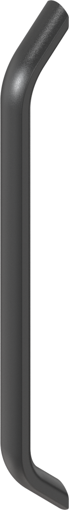 Machine handle, Aluminium black plastic-coated