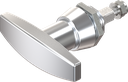 T-handle, non-keyed, Zinc die chrome-plated