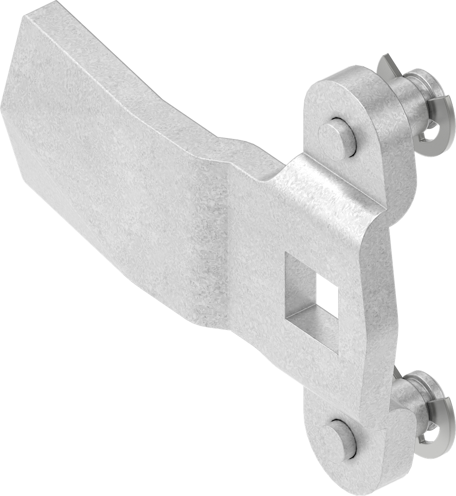 3-point cam, Steel zinc-plated