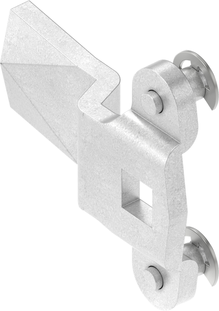 3-point cam, Steel zinc-plated