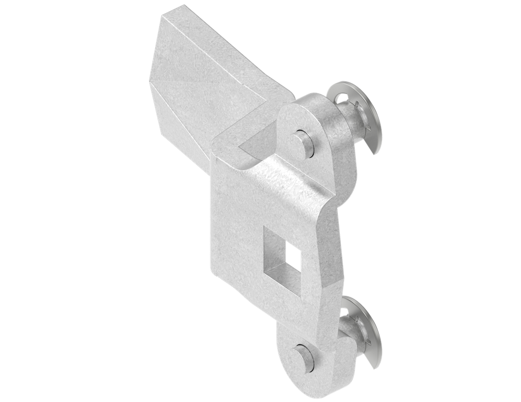 3-point cam, Steel zinc-plated