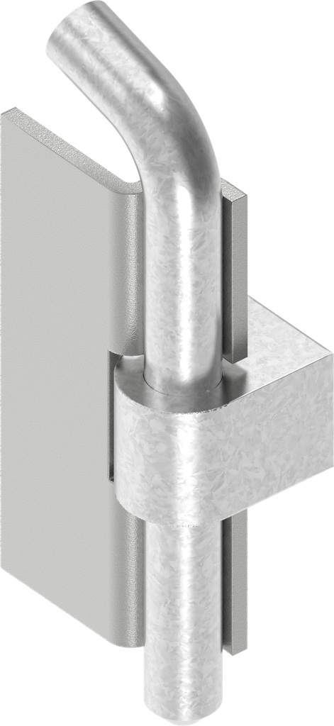 180° Hinge, Steel zinc-plated and raw