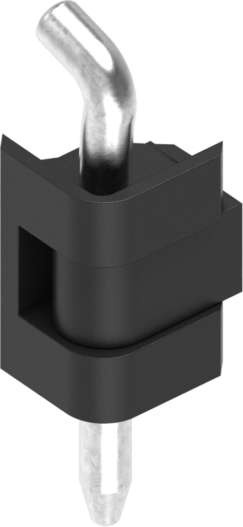 180° Hinge, Zinc die black powder-coated
