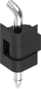 180° Hinge with stainless steel pin, Zinc die black powder-coated