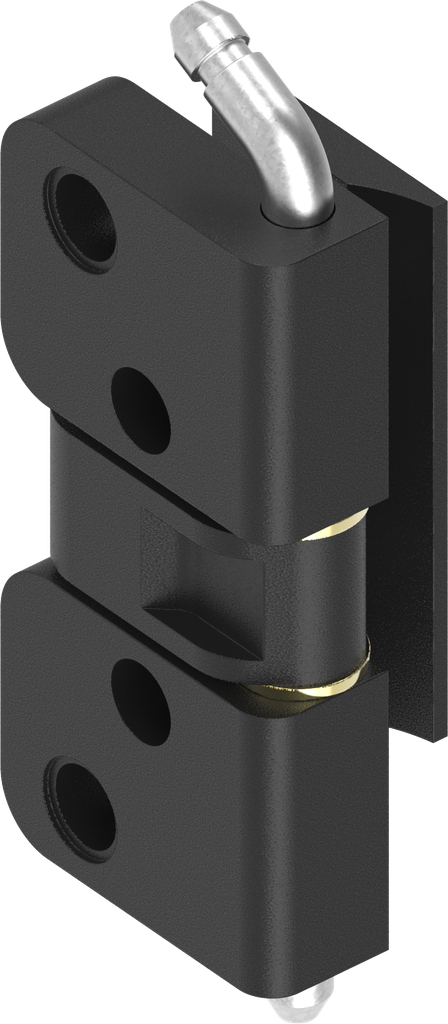 120° Hinge, Zinc die black powder-coated