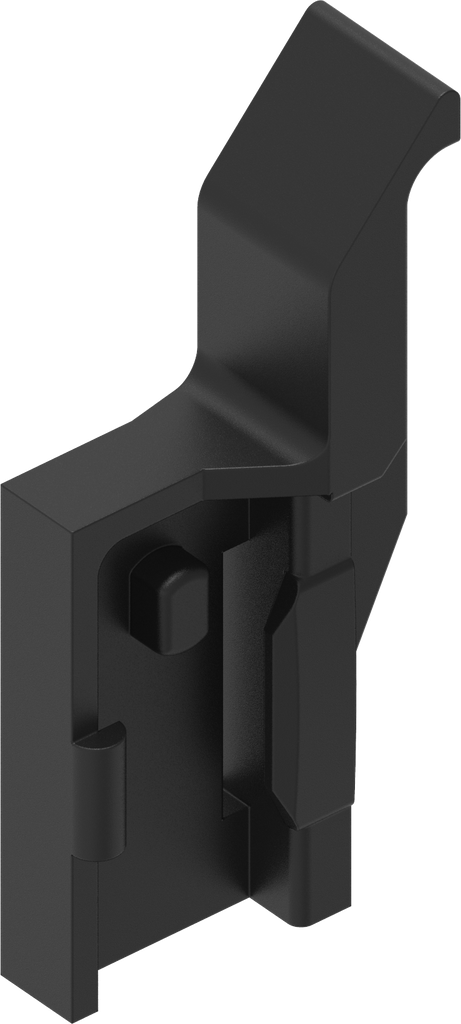Shoe for flat rod, Polyamide V0 black