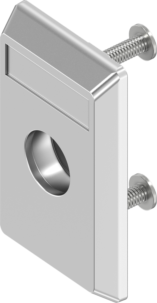 Embellecedor corto para cuadradillo, triángulo, Daimler Benz y ranura, acero inoxidable AISI 316