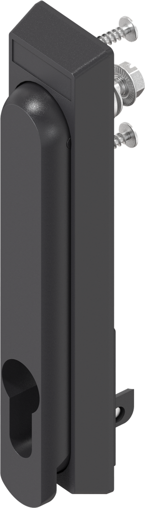 Swinghandle for profile half cylinder 40 mm (A = 30 mm), Polyamide GF black