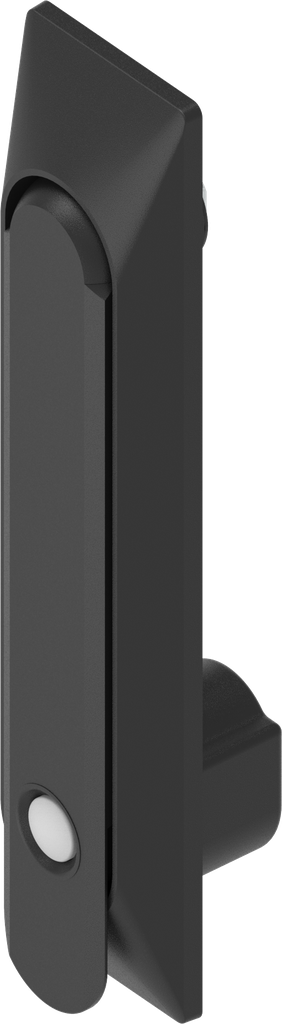 Schwenkgriff 1150 mit Universalmulde mit Druckknopf, Polyamid und GD-Zn schwarz gepulvert