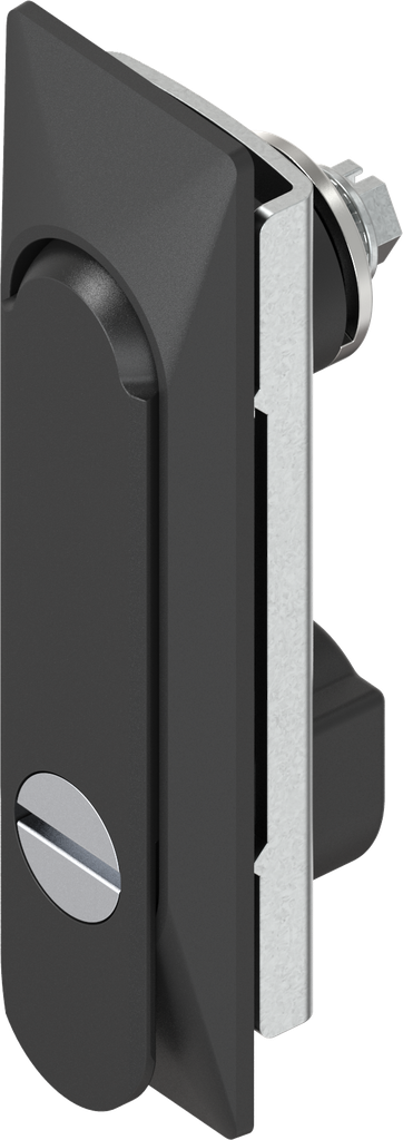 Swinghandle 1150 with insert slot 2 x 4, Zinc die black powder-coated