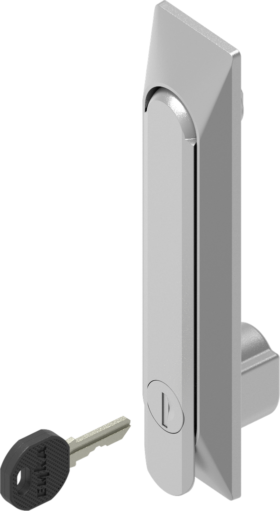 Schwenkgriff 1150 mit Universalmulde Schließung EK 333, Edelstahl AISI 316