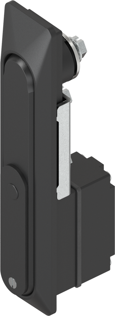 Schwenkgriff 1154 für Profil-Halbzylinder 40 mm (A = 30 mm), GD-Zn schwarz gepulvert