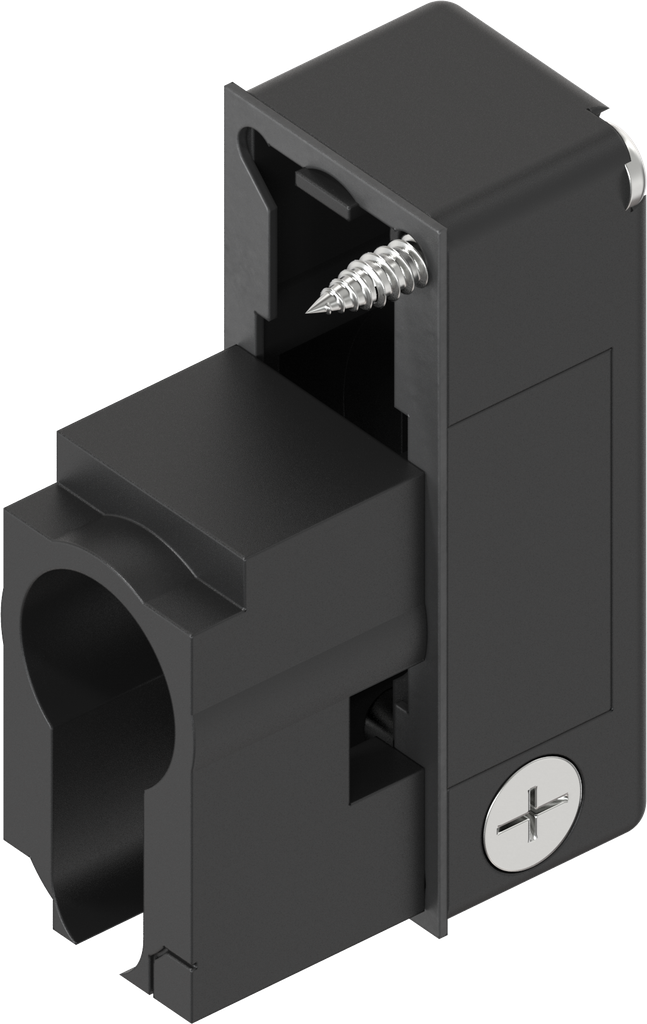 Locking set for profile half cylinder (A = 30 mm), Polyamide GF black