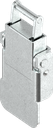 Toggle latch with cover, drilled, Steel zinc-plated DS plus top coat