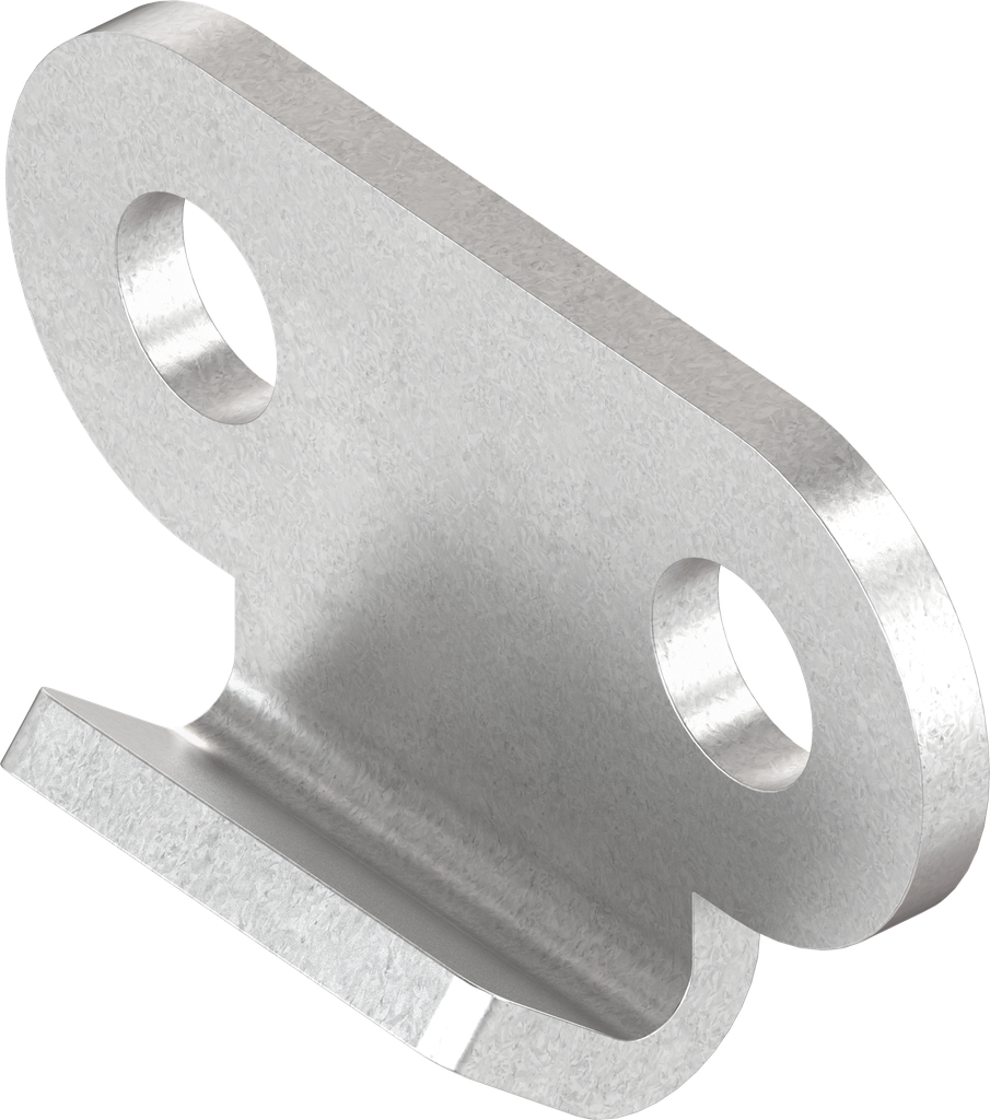 Haken, gelocht, Stahl verzinkt DS plus Top Coat