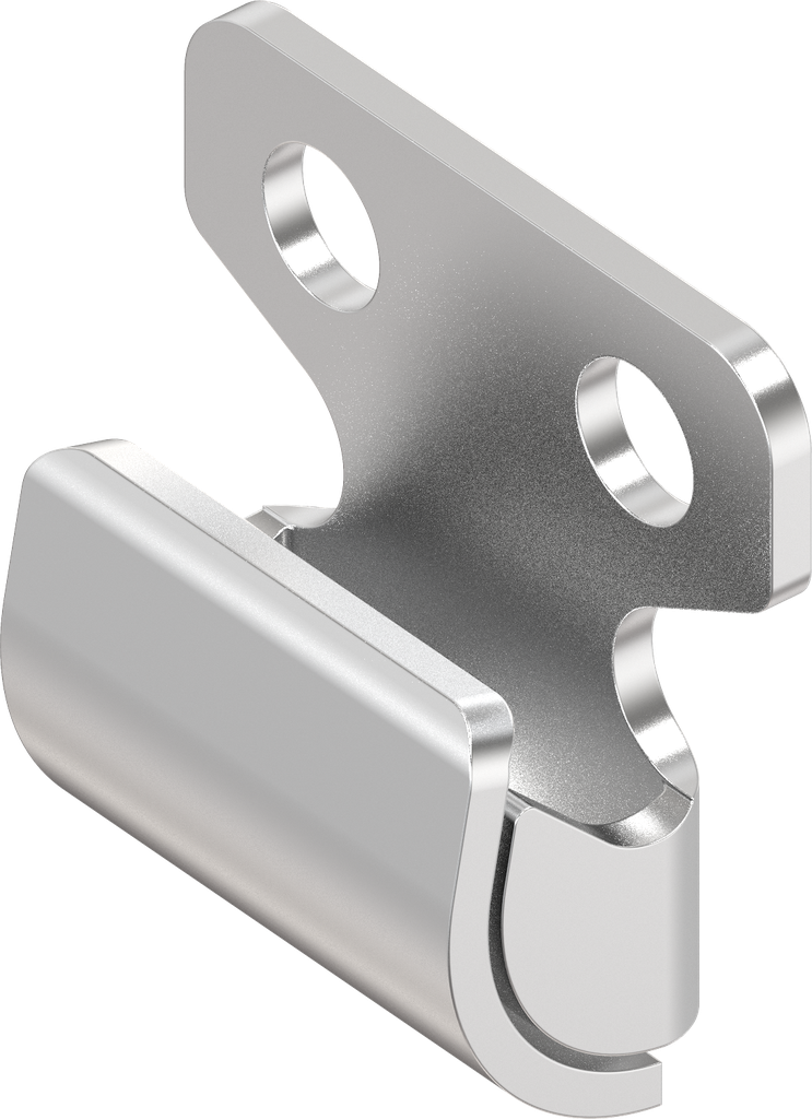 Hook, drilled, Stainless steel AISI 304