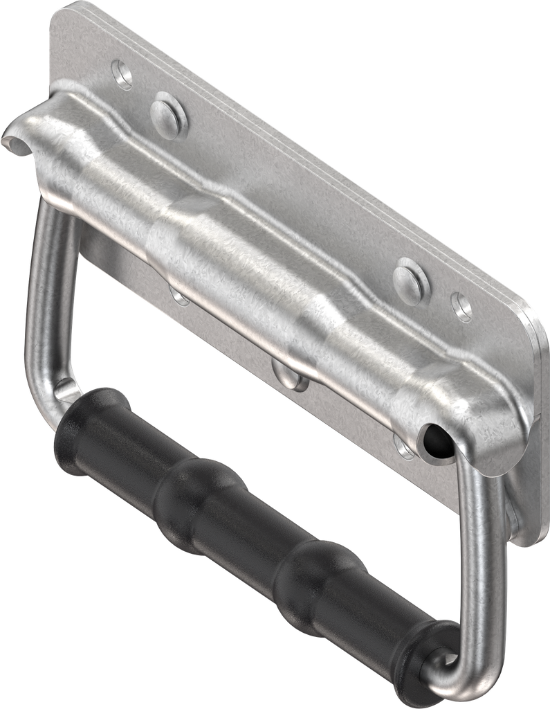 Klappgriff ohne Torsionsfeder, Stahl verzinkt DS plus Top Coat