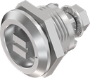 Quarter turn railway version with marking, Stainless steel AISI 303