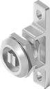 Quarter turn version railway with marking for outside the seal, Stainless steel AISI 303