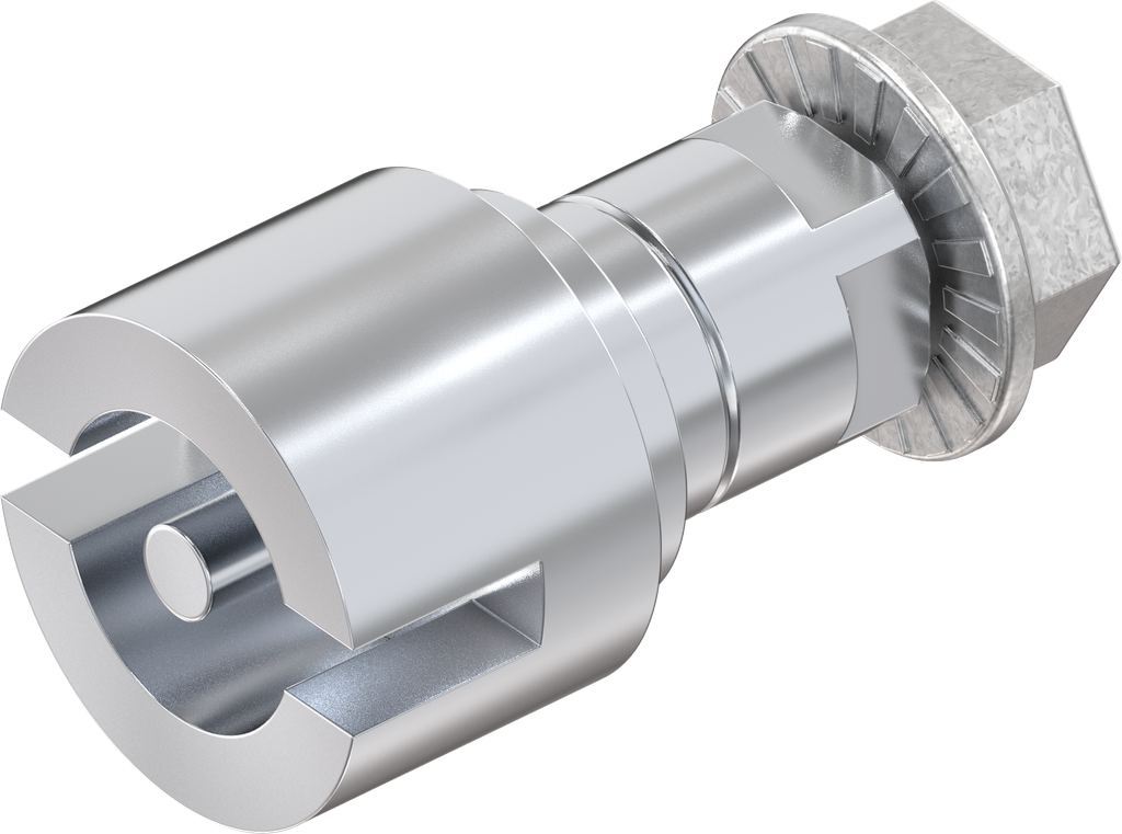 Insert double bit 3, Zinc die chrome-plated