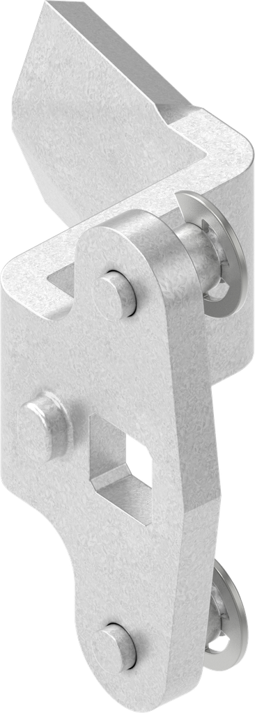 3-point cam, Steel zinc-plated