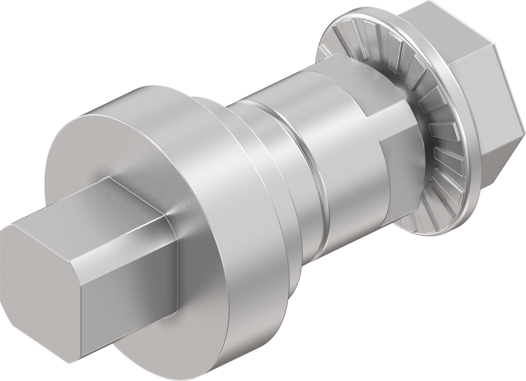 Insert square 7, Stainless steel AISI 303