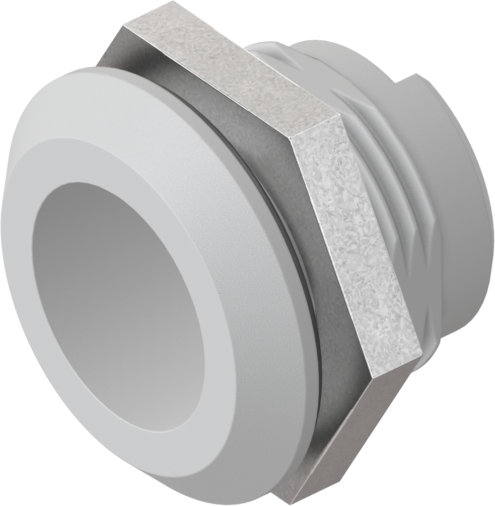 Housing foamed, Polyamide GF light grey