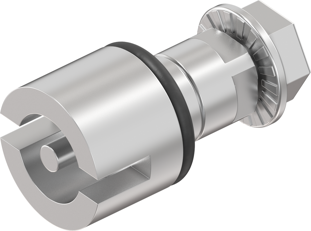 Inserto doble barra 3, acero inoxidable AISI 316