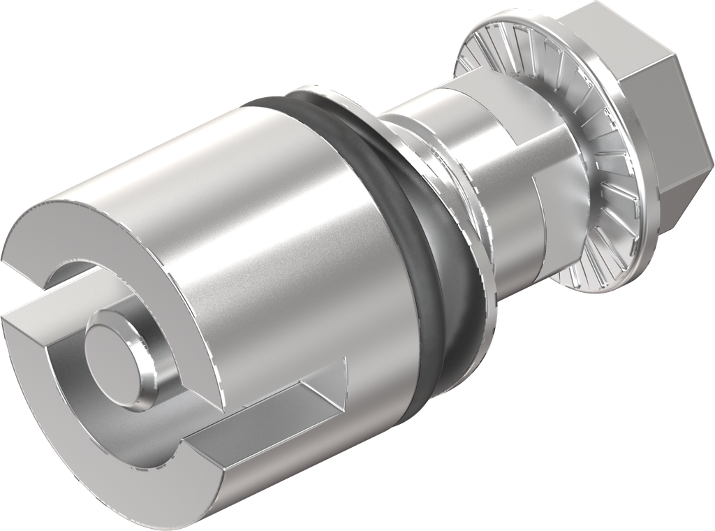 Insert double bit 5, Stainless steel AISI 316 pickled, passivated and electrolytically polished