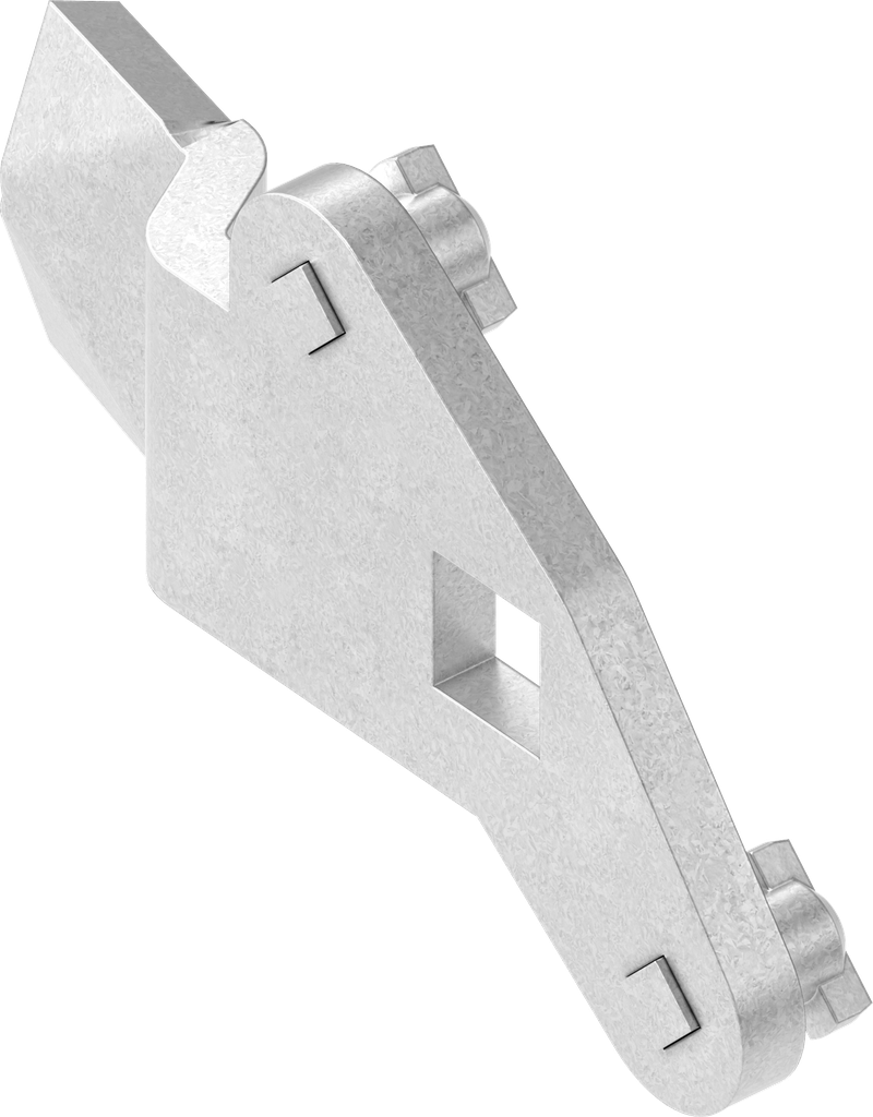 3-Point cam, right version, Steel zinc-plated