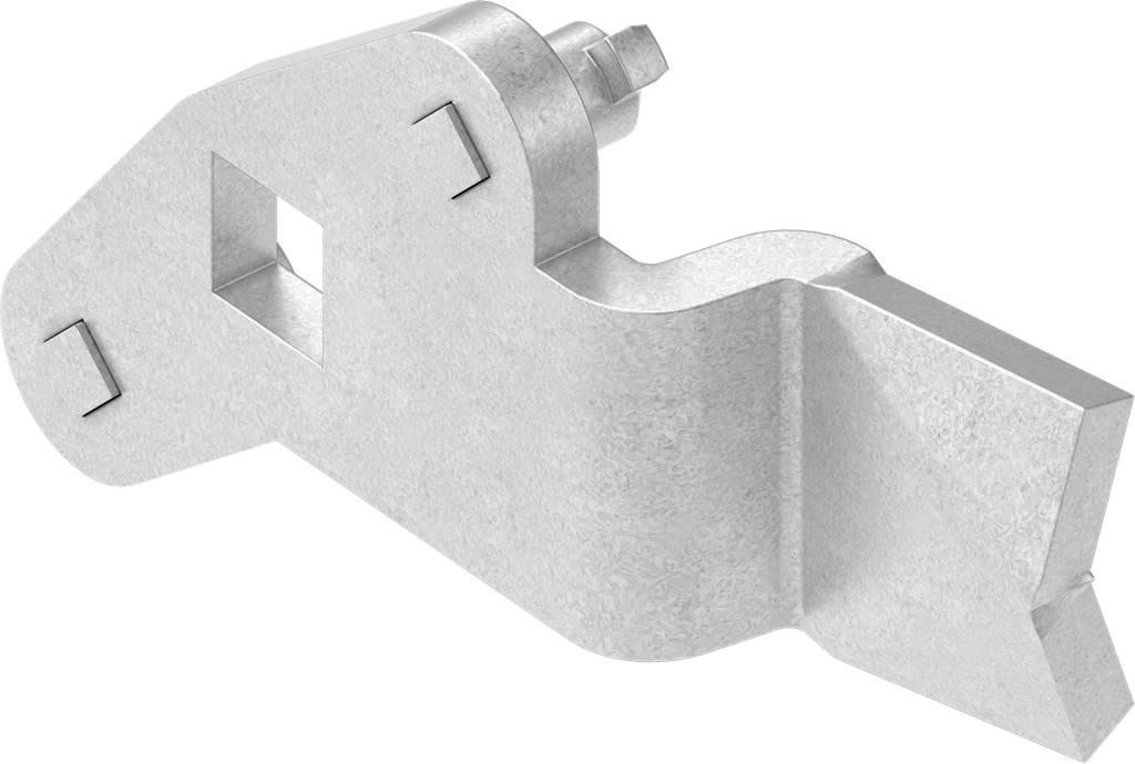 3-Point cam, left version, Steel zinc-plated