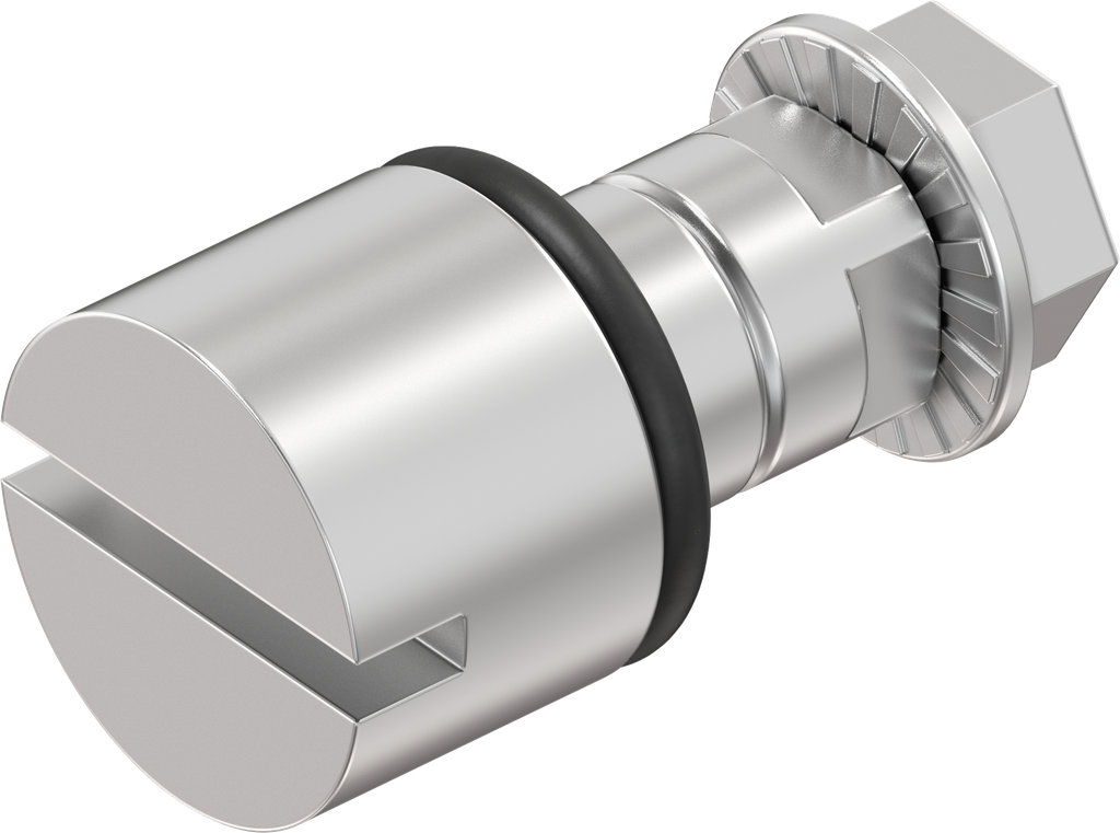 Insert slot 2 x 4, Stainless steel AISI 303