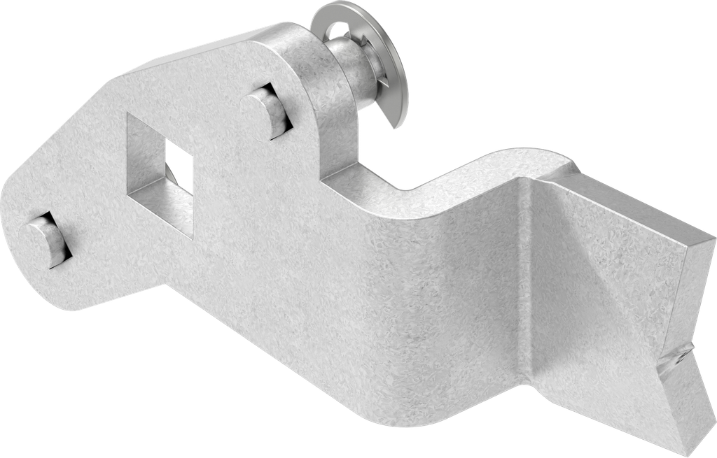 3-Point cam, left version, Steel zinc-plated