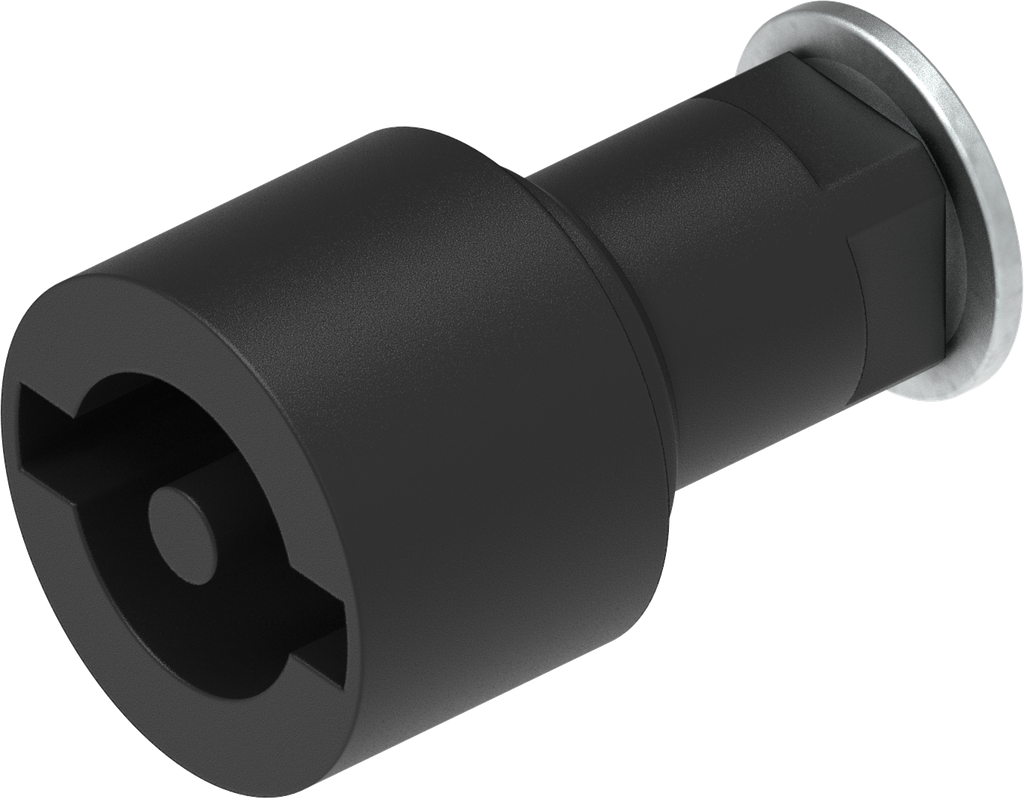 Insert double bit 3, Polyamide GF black