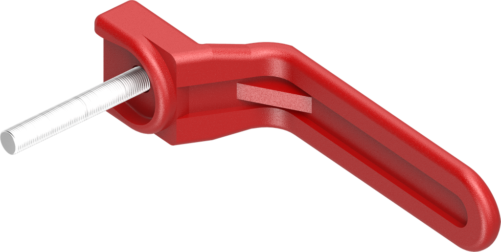 Inside handle, Polyamide red