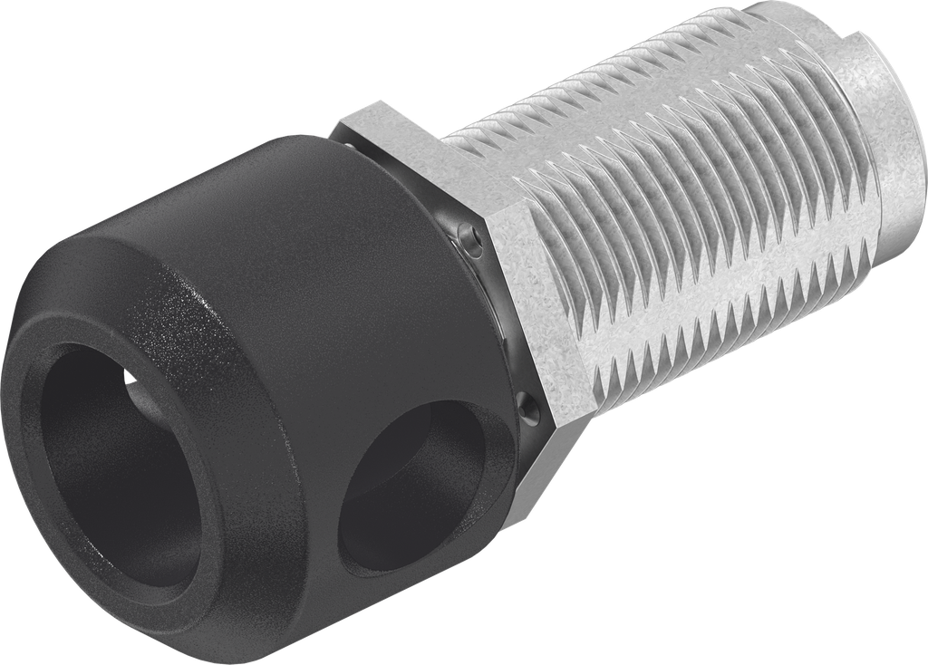 Quarter turn for padlock, Zinc die black powder-coated