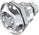 Compression latch, square 8, Zinc die chrome-plated