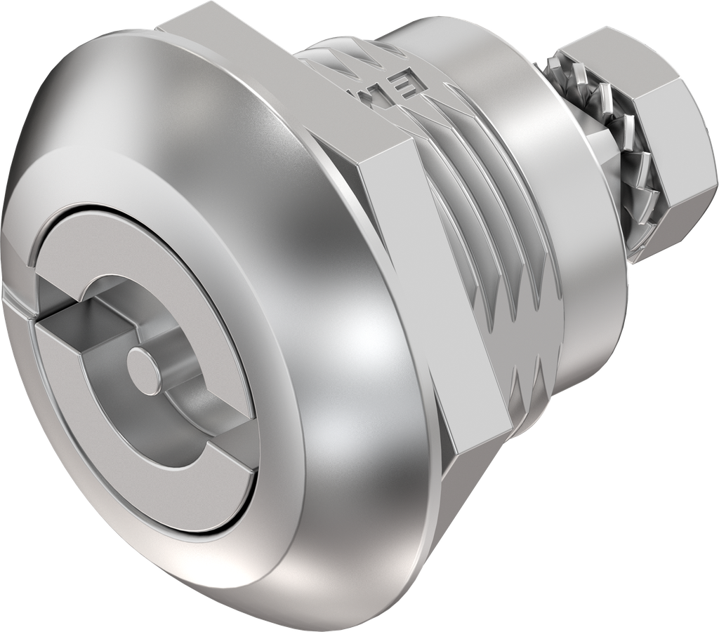 Dreh-Spann-Verschluss Doppelbart 3, Edelstahl AISI 316
